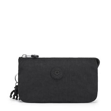 Kipling Creativity Large Fashion Pouch Bags Black Noir | AU 2079NW